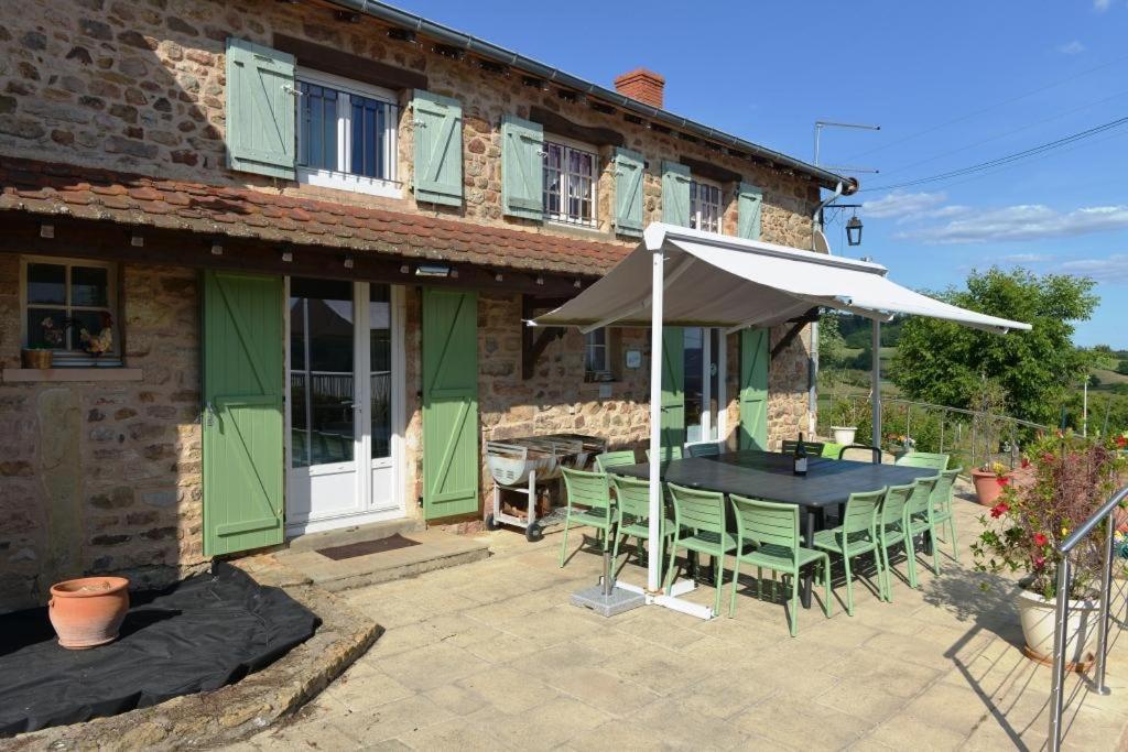 Gite De Bellevue Avec Piscine Interieure Privative Bergesserin Exteriör bild